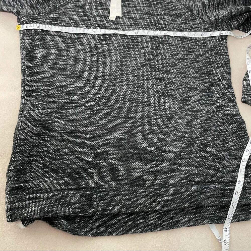 J.Crew Gray Turtleneck Tunic Heather Gray Sweater Sweatshirt Size S/M Pockets - Picture 10 of 10